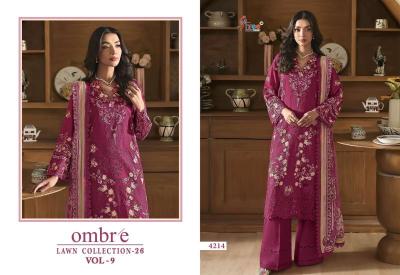 Shree fab ombre lawn collection vol-9 salwar suits women clothing suppliers