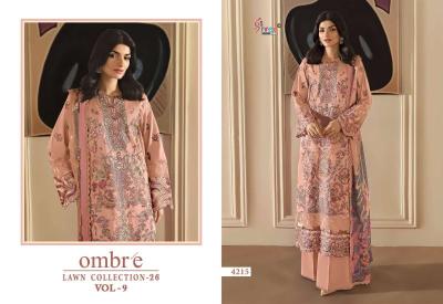Shree fab ombre lawn collection vol-9 salwar suits women clothing suppliers