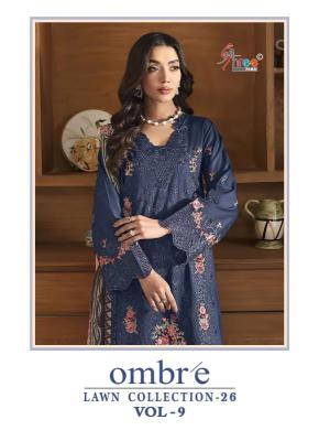Shree fab ombre lawn collection vol-9 salwar suits women clothing suppliers