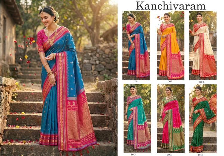 SHREE SHYAM FASHION KANCHIVARAM saree Wholesale textile market in Jaipur