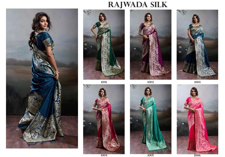 SHREE SHYAM FASHION RAJWADA SILK  Wholesale sarees in Mumbai
