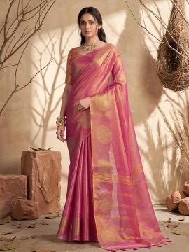 SHREE SHYAM FASHION SUVARNA TISSUE SILK Saree wholesale market in Bhavnagar