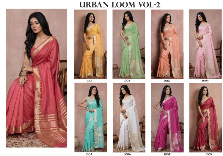 SHREE SHYAM FASHION URBAN LOOM VOL 2 Wholesale saree suppliers in India