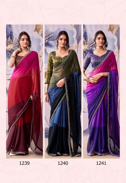 Stavan celebrities chiffon Wholesale saree dealers in Pune