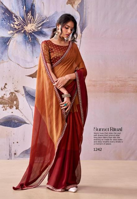 Stavan celebrities chiffon Wholesale saree dealers in Pune