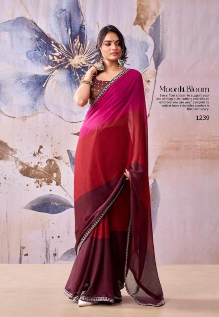 Stavan celebrities chiffon Wholesale saree dealers in Pune