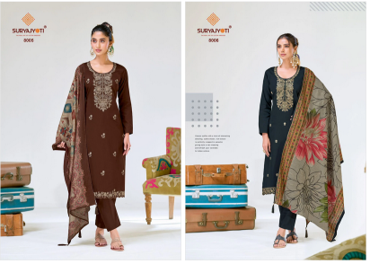 Suryajyoti Pashan Vol 8 Dress materials manufacturers in Mumbai
