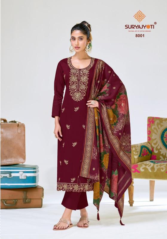 Suryajyoti Pashan Vol 8 Dress materials manufacturers in Mumbai