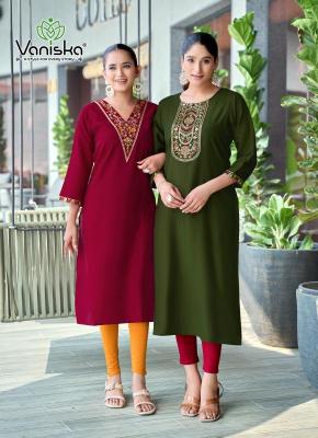 Vaniska five star vol 3 Kurti manufacturers in Hydrabad for boutique owners