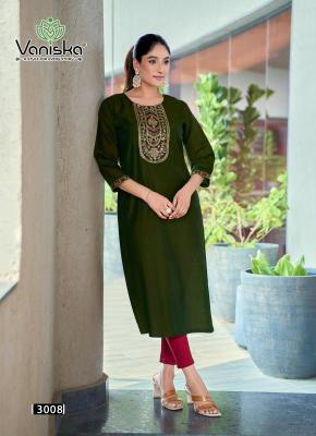 Vaniska five star vol 3 Kurti manufacturers in Hydrabad for boutique owners