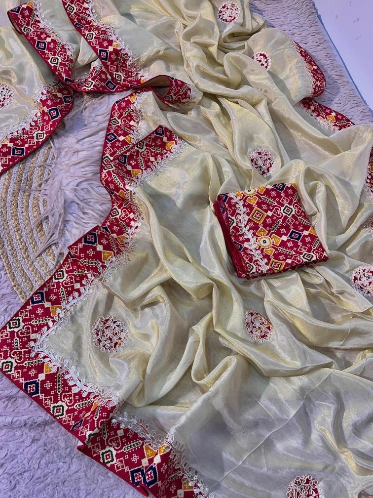 Vinayak jaipuri gotapatti work Bulk saree purchase in Ahmedabad