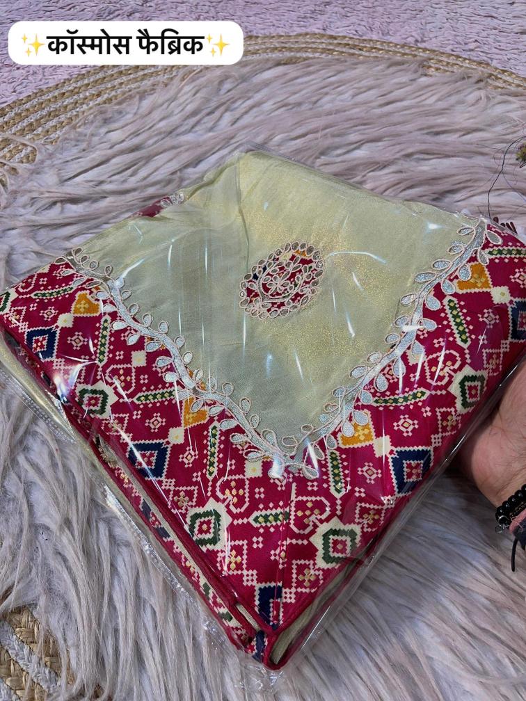Vinayak jaipuri gotapatti work Bulk saree purchase in Ahmedabad