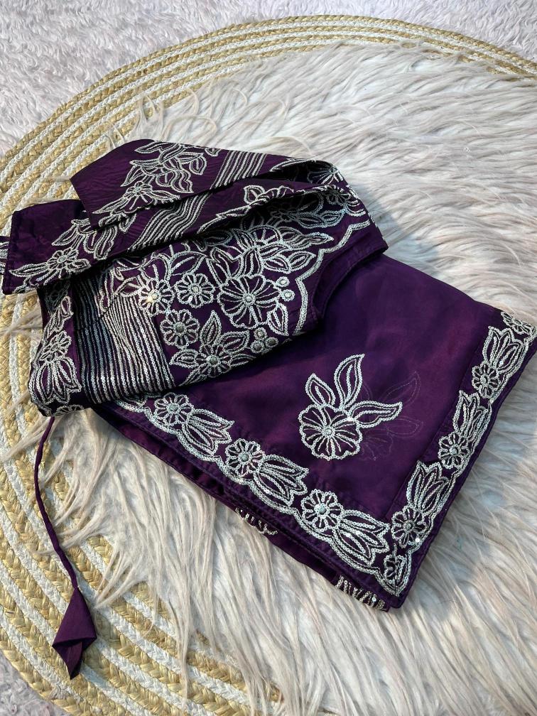 Vinayak partywear sticheed Saree wholesale suppliers in Bhavnagar