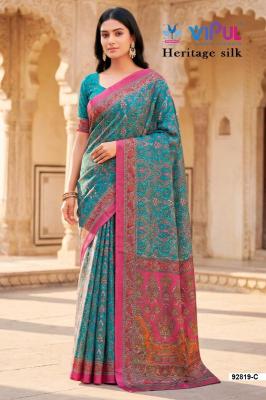 Vipul heritage silk Designer sarees wholesale