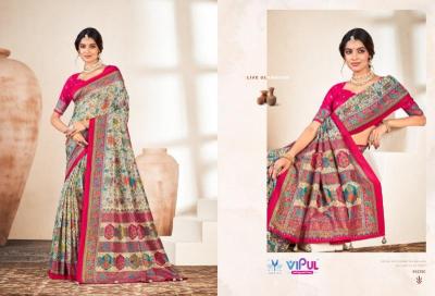 Vipul ivory silk vol-18 Wholesale saree shops in Kolkata