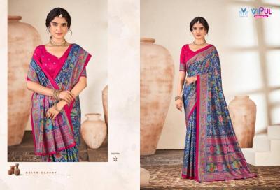 Vipul ivory silk vol-18 Wholesale saree shops in Kolkata