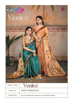 Vipul venice printed  Saree manufacturers in India