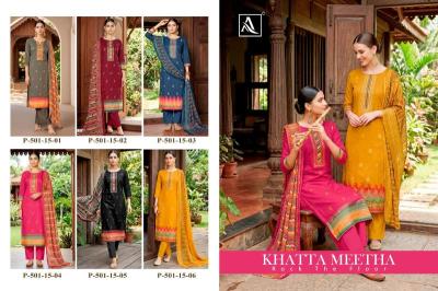 Alok suit khatta meetha Wholesale dress materials suppliers in Surat