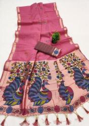 Anupama muga cotton Surat saree market