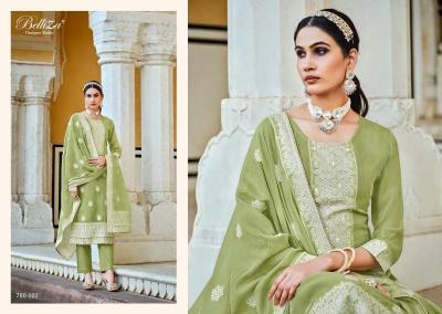 Belliza ivory Wholesale dress materials online