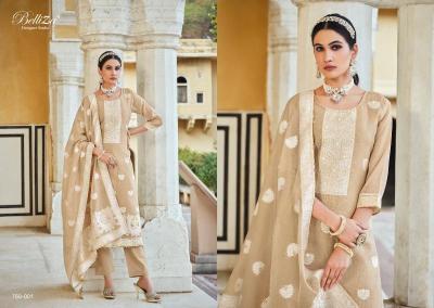 Belliza ivory Wholesale dress materials online