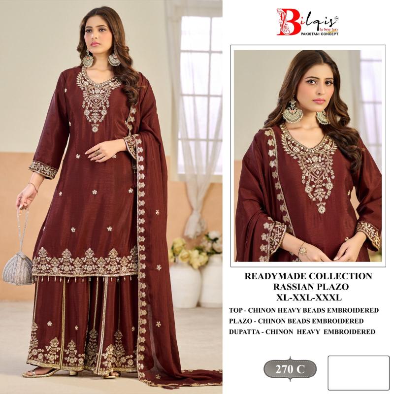 Bilqis B 270 A To D Designer Salwar Suits Wholesale