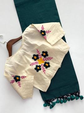 Blousewala cotton Designer sarees wholesale in Ahmedabad