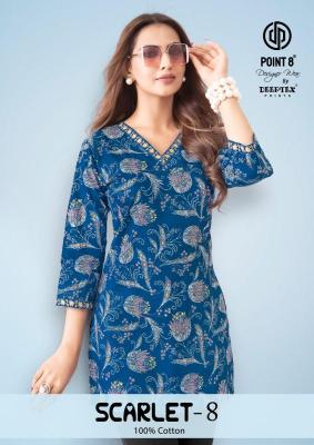 Deeptex scarlet vol-8 Printed kurtis in Ahmedabad