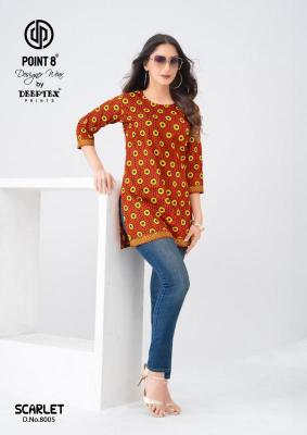 Deeptex scarlet vol-8 Printed kurtis in Ahmedabad