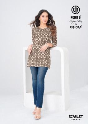Deeptex scarlet vol-8 Printed kurtis in Ahmedabad