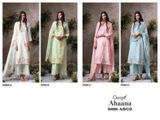 Ganga ahaana 4690 Dress material suppliers in Hyderabad