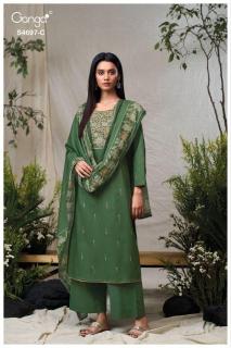 Ganga bivanshi 4697 Designer dress material wholesalers in Bangalore