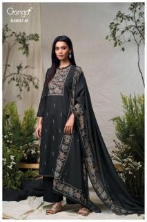 Ganga bivanshi 4697 Designer dress material wholesalers in Bangalore