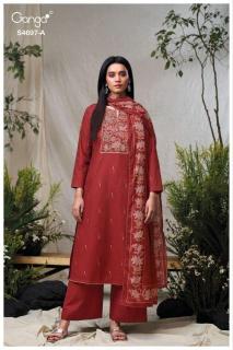 Ganga bivanshi 4697 Designer dress material wholesalers in Bangalore