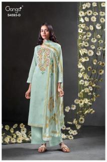 Ganga evara 4593 Wholesale cotton dress materials in Surat