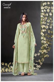 Ganga evara 4593 Wholesale cotton dress materials in Surat