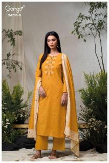 Ganga fariyra 4701 Dress material suppliers in India