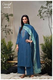 Ganga fariyra 4701 Dress material suppliers in India