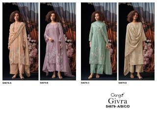 Ganga givra 4679 Branded dress materials in Ahmedabad