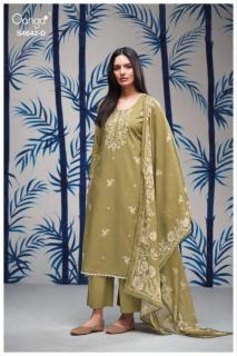 Ganga hirael 4642 Wholesale dress materials suppliers
