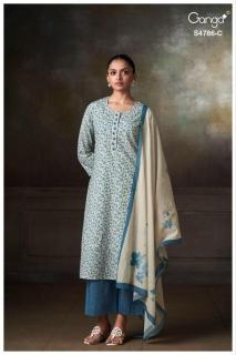 Ganga ketzia 4786 Wholesale dress material suppliers in Bangalore