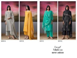Ganga mishvya 4747 Wholesale dress materials suppliers in Delhi