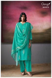 Ganga mishvya 4747 Wholesale dress materials suppliers in Delhi