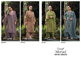 Ganga morael 4745 Surat dress material wholesale price