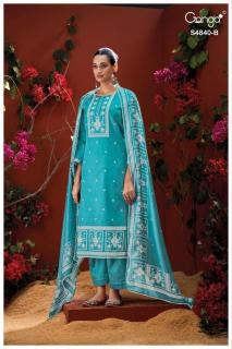 Ganga pranvya 4840 Dress material wholesale supplier in Surat