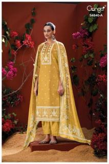 Ganga pranvya 4840 Dress material wholesale supplier in Surat