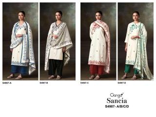 Ganga sancia 4907 Ladies dress materials in Pune