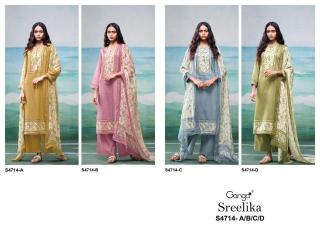 Ganga sreelika 4714 Dress material wholesale market