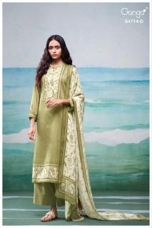 Ganga sreelika 4714 Dress material wholesale market