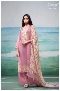 Ganga sreelika 4714 Dress material wholesale market